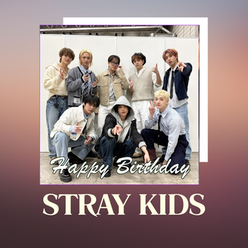 Вітальна листівка STRAY KIDS "HAPPY BIRTHDAY" 70112 фото