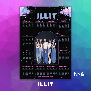 Календар А3 №6 ILLIT 95006 фото