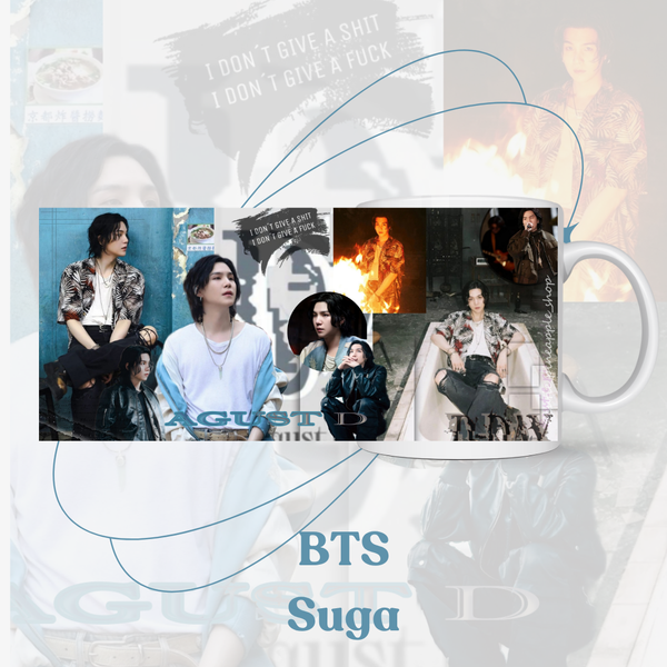 Кастомна чашка BTS Suga 50010 фото