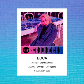 Листівка з посиланням на spotify DREAMCATCHER "Boca" 60211 фото