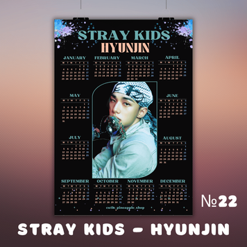 Календар 2027 №22 STRAY KIDS Hyunjin 95022 фото