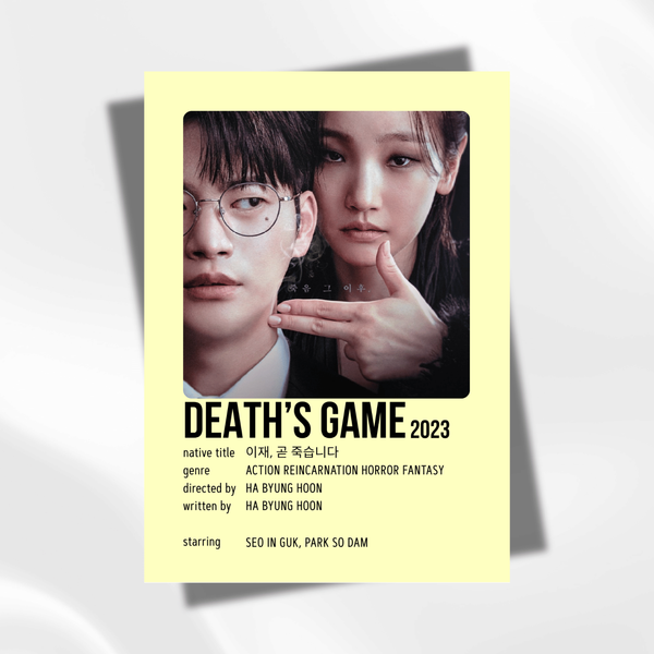 Міні-постер для декору дорама "Death&rsquo;s Game" 71020 фото