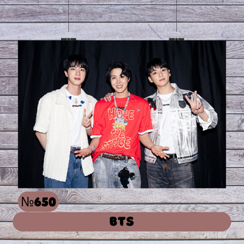 Постер #650 BTS Jin & J-Hope & Jungkook 30650 фото