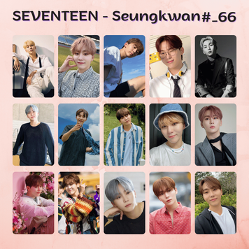 Сет карток #66 SEVENTEEN Seungkwan 00066 фото