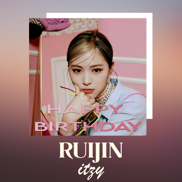 Вітальна листівка ITZY Ryujin "HAPPY BIRTHDAY" 70084 фото