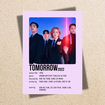 Міні-постер для декору дорама "Tomorrow" 71054 фото