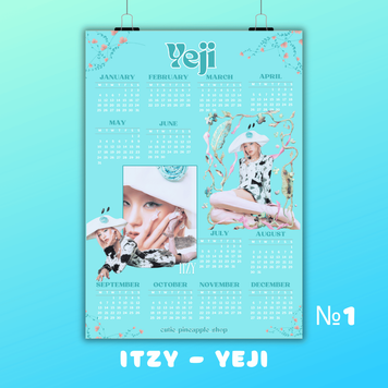 Календар А3 №1 ITZY Yeji 95001 фото