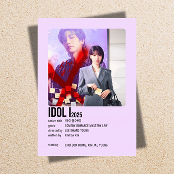 Міні-постер для декору дорама "Idol I" 71026 фото