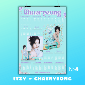 Календар А3 №4 ITZY Chaeryeong 95004 фото